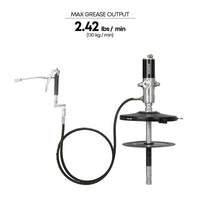 PROLUBE Air Operated 50:1 Ratio Grease Pump, 1/4" NPT Threads
