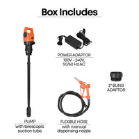 Electric Drum/IBC Pump - for Diesel, DEF, Water, Anti-Freeze, Light Oils up to 100 cSt