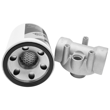 Fuel Filter, Spin On Cartridge Style with 10 Micron Filter, 1 1/2