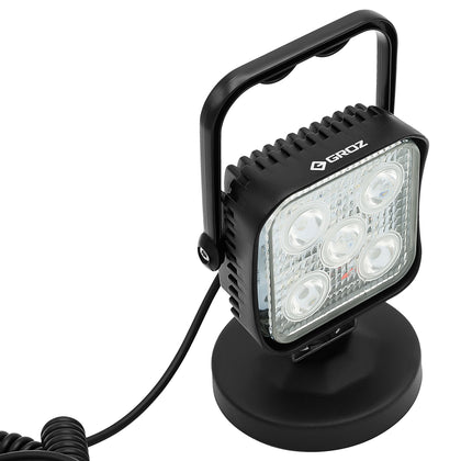 LED 15W Work Light with Magnetic Base and Cigarette Plug Adapter