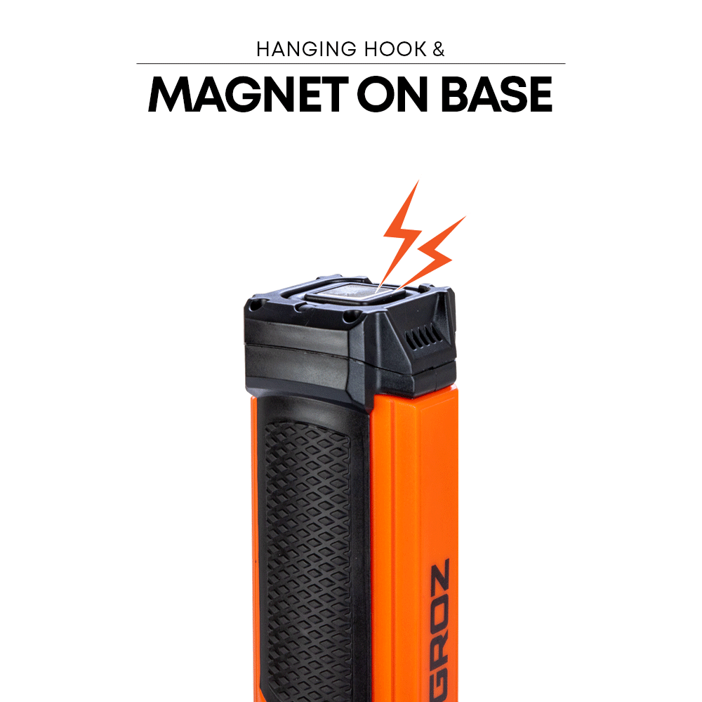 Work Light with Jump Starter, 700 Lumens GROZ USA