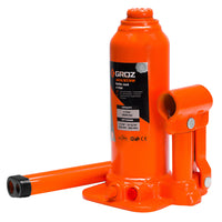 Welding Type Bottle Jack with Load, 4, 12, 20, 32, or 50 Ton Capacities