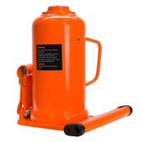 Welding Type Bottle Jack with Load, 4, 12, 20, 32, or 50 Ton Capacities