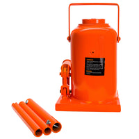 Welding Type Bottle Jack with Load, 4, 12, 20, 32, or 50 Ton Capacities