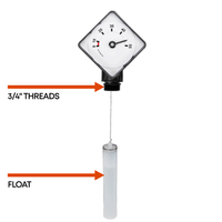 Drum Oil Level Indicator measured in gallons