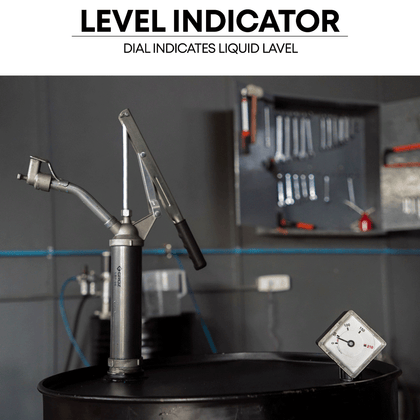 Drum Oil Level Indicator measured in gallons