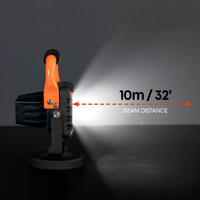 LED 9W Rechargeable work light with magnetic base work site lamp