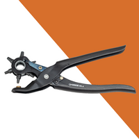 Revolving Punch Pliers, 6 sizes 5/64" to 3/16"