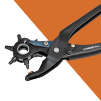Revolving Punch Pliers, 6 sizes 5/64" to 3/16"