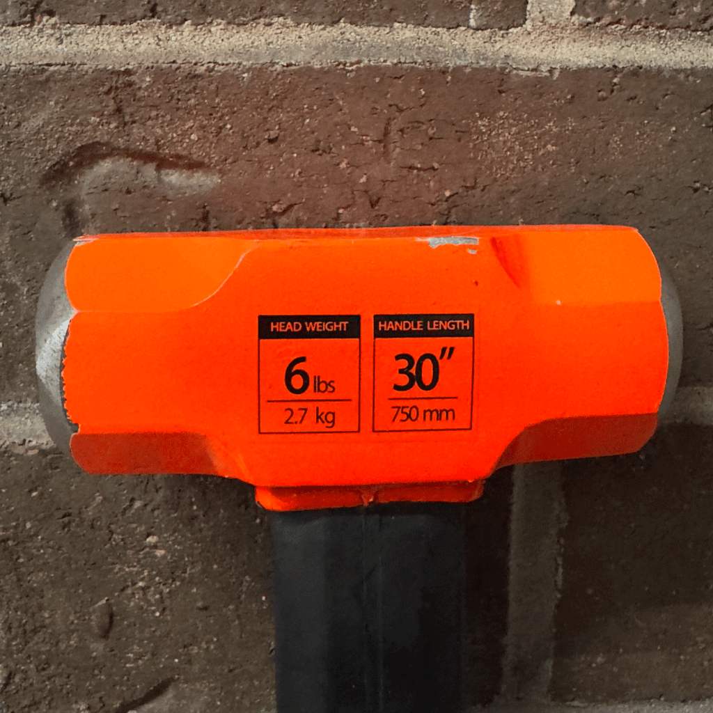 Gently Used 30" Indestructible Handle Sledge Hammer, 6 lb.
