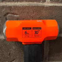 Gently Used 30" Indestructible Handle Sledge Hammer, 6 lb.