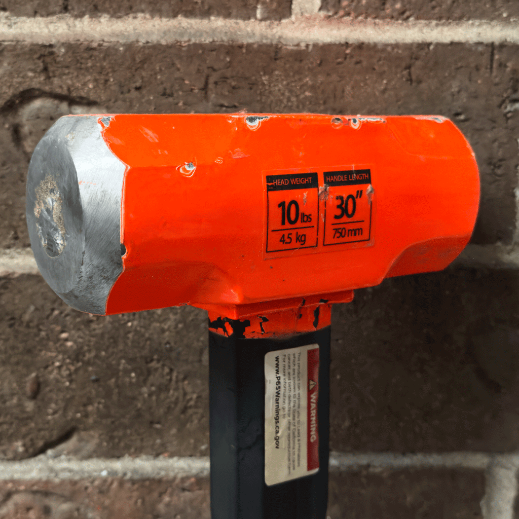 Gently Used 30" Indestructible Handle Sledge Hammer 10 lb.