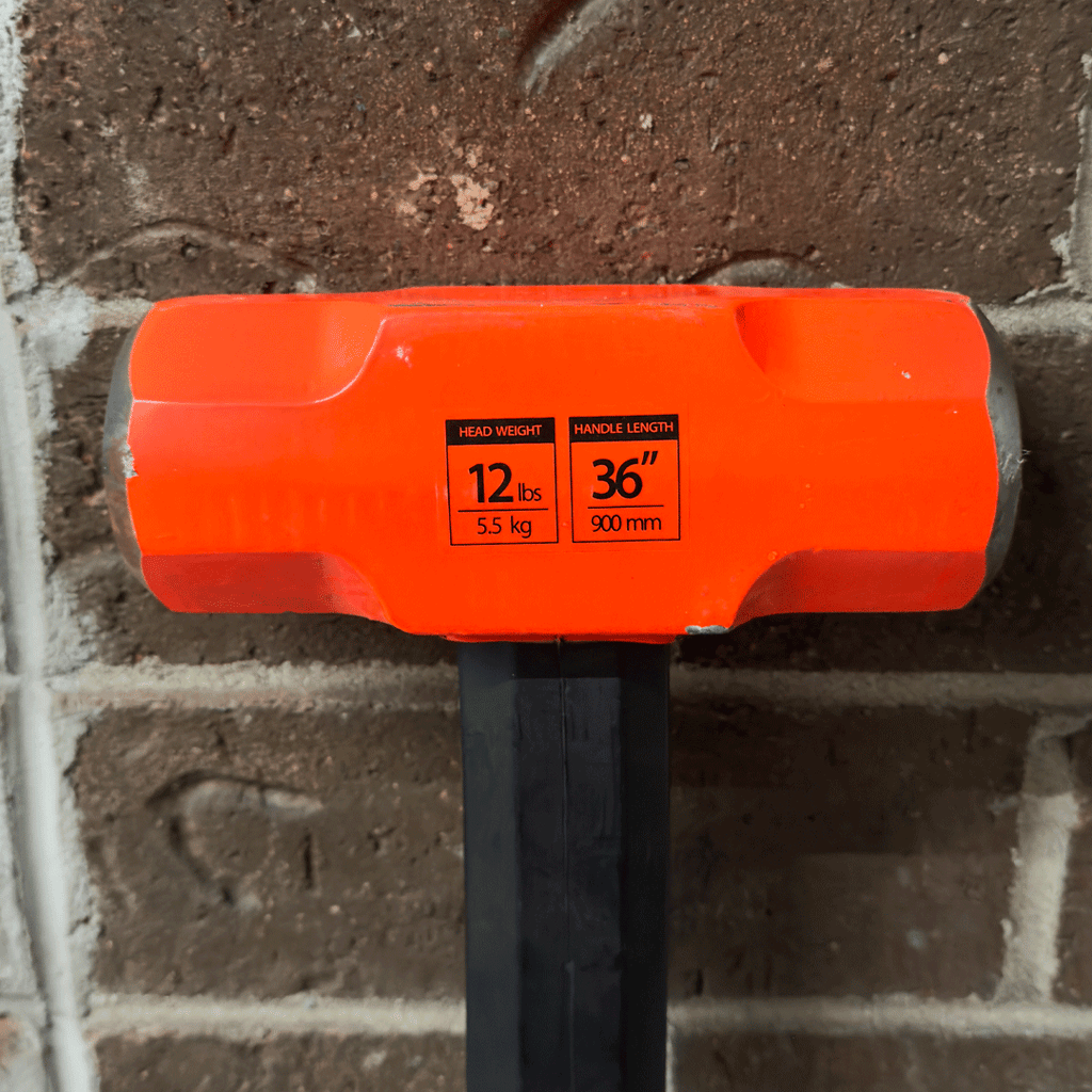 Gently Used 36" Indestructible Handle Sledge Hammer, 12 lb.