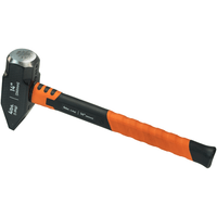14" Blacksmith Hammer with Fiberglass Handle, 4 lb.