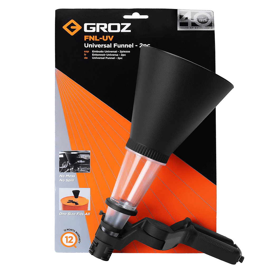 Universal Oil Funnel with adjustable clamp ring