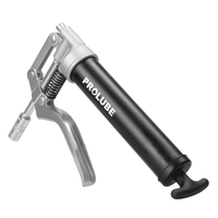 Mini Pistol Grip Grease Gun, Deluxe, Black Powder Coated Finish