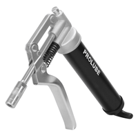 Mini Pistol Grip Grease Gun, Deluxe, Black Powder Coated Finish