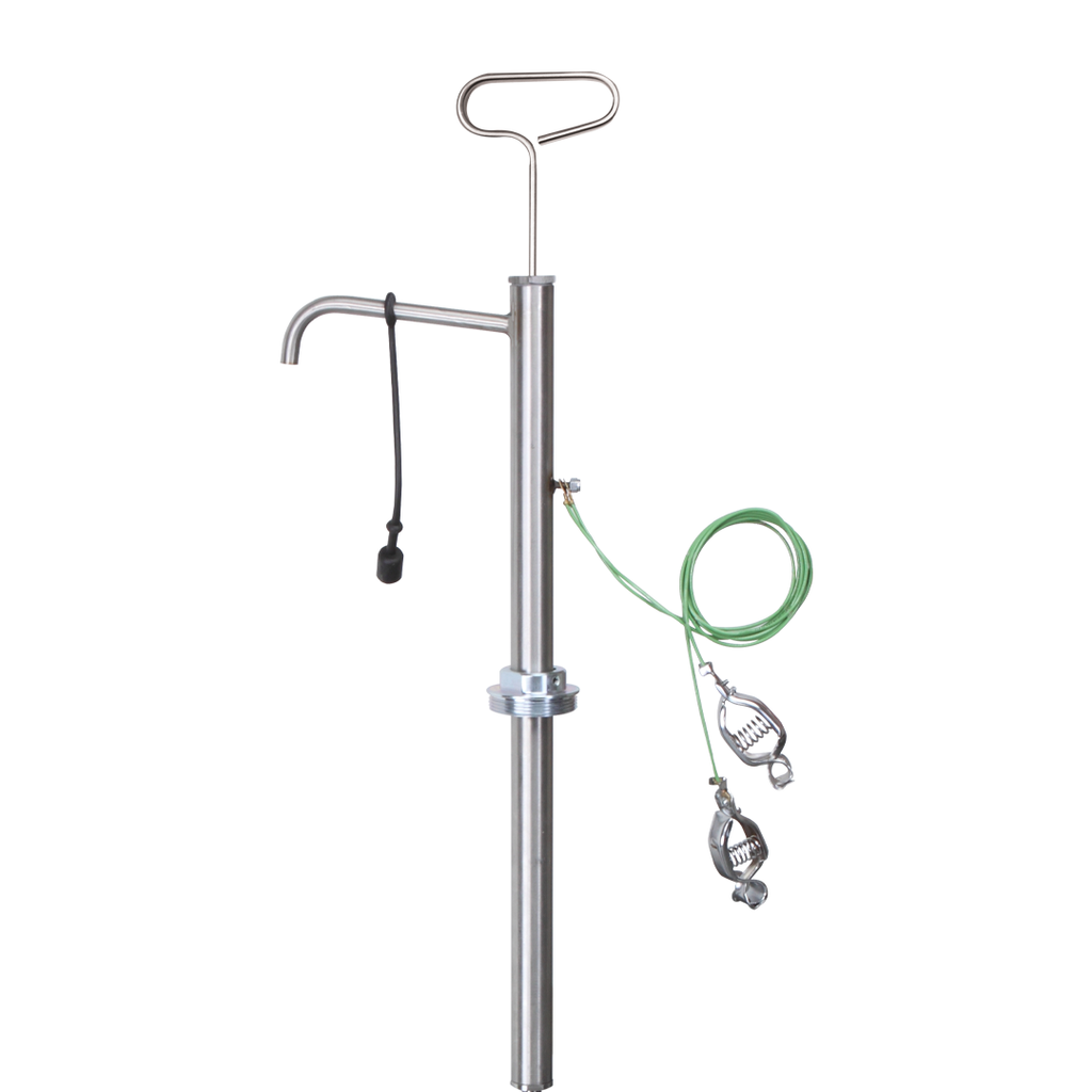GROZ 316 Stainless Steel Hand Operated Vertical Lift Pump 5 Gal Pails