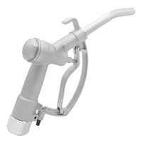 Manual Fuel Nozzle with Swivel and Curved Spout, 3/4" NPT Inlet, 3/4" OD Spout