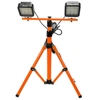 Two Head LED 3200 Lumen Work light Tripod, Dustproof