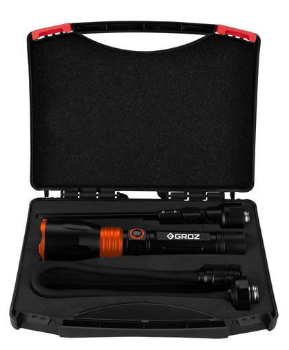 3-in-1 Quick Connect Work Light - Interchangeable Flashlight, Flexible Work Light, and Foldable Work Light