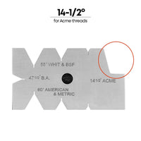 Stainless Steel Screw Cutting Gauge