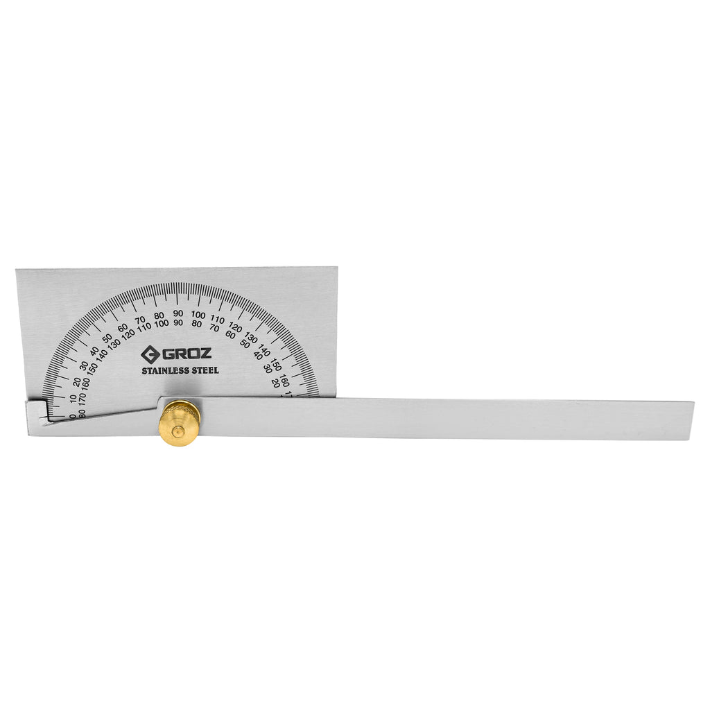 Rectangular Head Protractor Rectangular Head Degree Protractor – GROZ USA