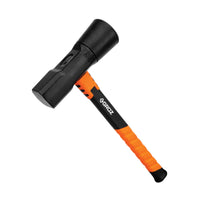 16" Tire Hammer with Fiberglass Handle, 5.5 lb Dual Rubber and Steel Head