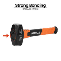 11" Drilling Hammer with Fiberglass Handle, 2 lb.