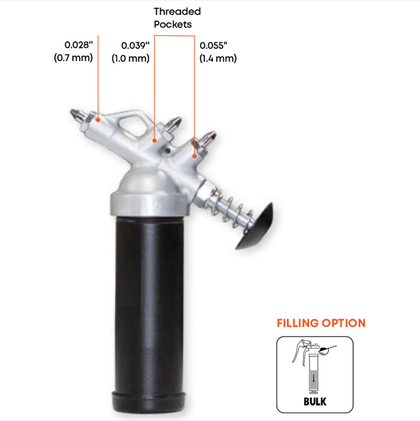 PROLUBE Mini Push Type Grease Gun with Steel Barrel