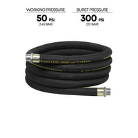 20' Replacement Anti-Static Fuel Hose, 1" NPT