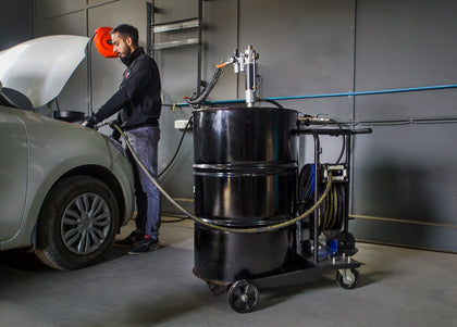 Material Handling Drum Trolley 180kg/55gal