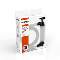 Dual Fluid Transfer and Air Pump with Quick Connect Adapter, light oils and water-based media