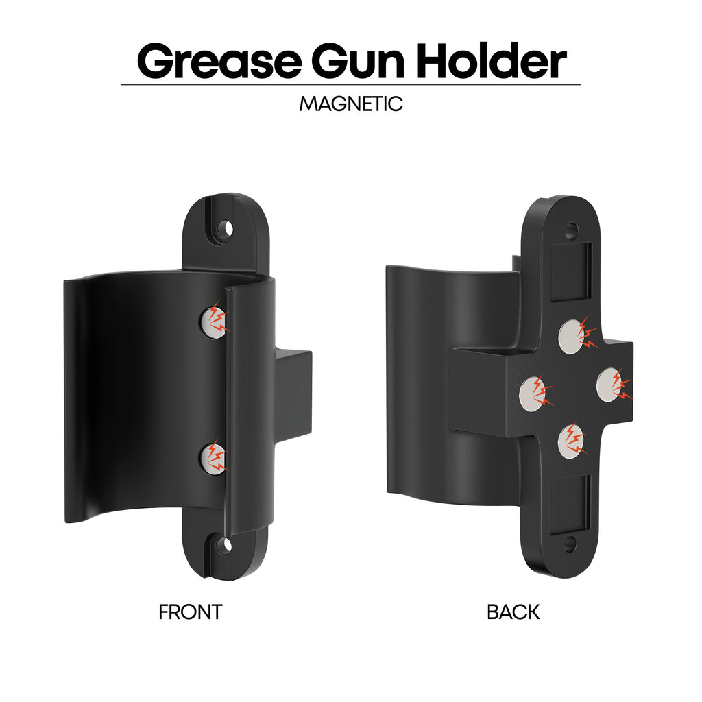 Magnetic Grease Gun Holder, for 2.25" Barrels