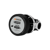 Heavy Duty In-Line Mechanical Fuel Meter, Oval Gear, 32 GPM