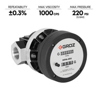 Heavy Duty In-Line Mechanical Fuel Meter, Oval Gear, 32 GPM