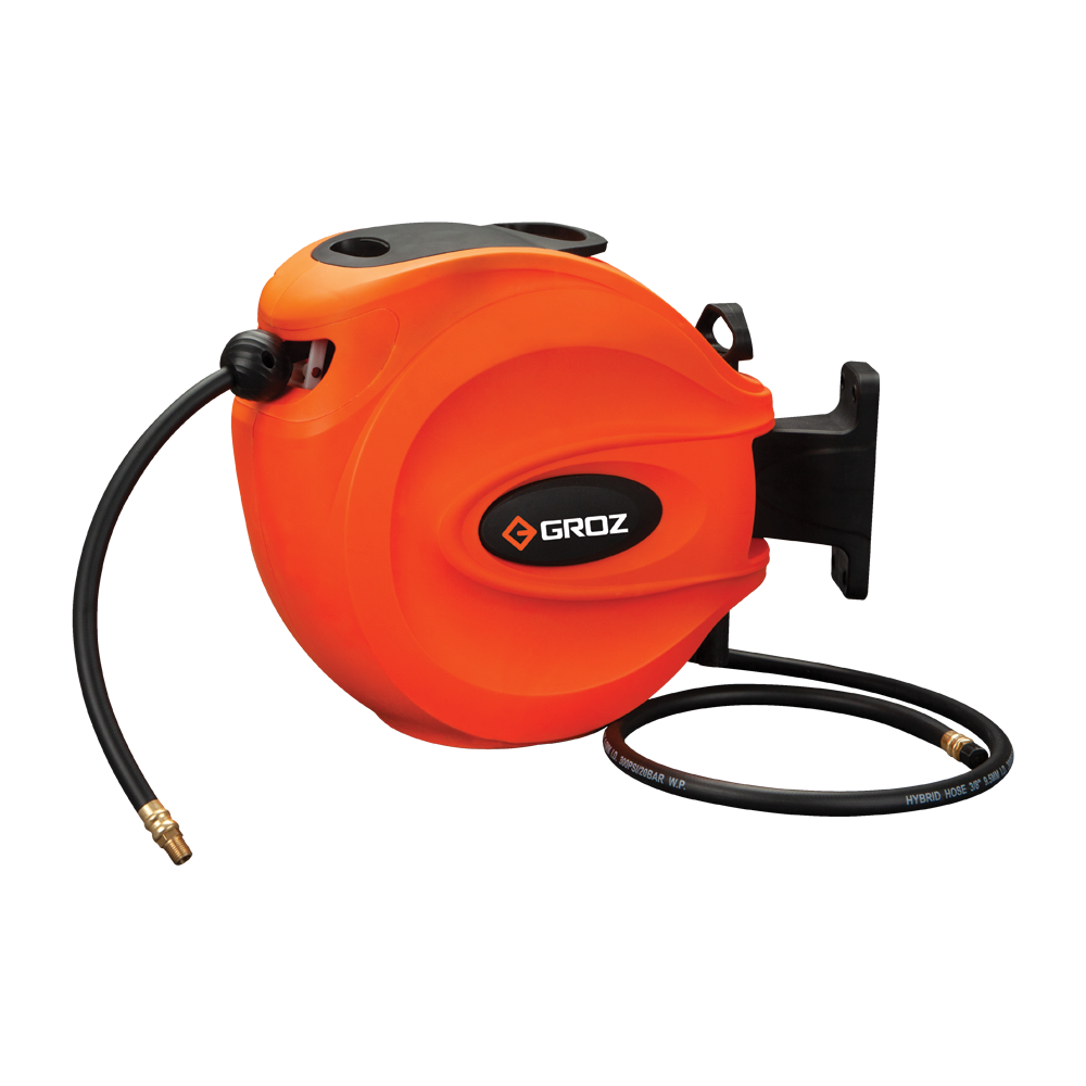 Air Hose Reel in Plastic Casing, for Air and Water