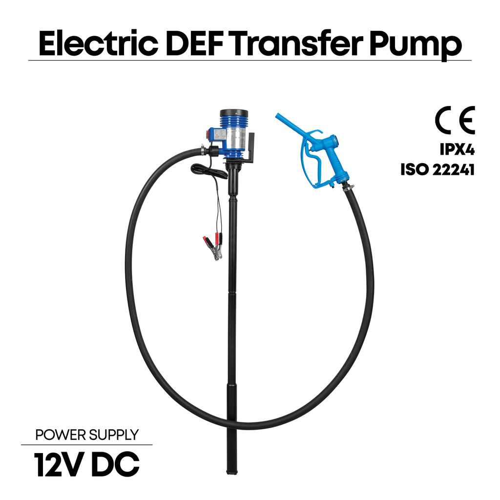 Electric DEF Transfer Pump, DC (9.25 GPM) or AC (10.5 GPM) Powered