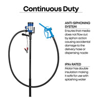 Electric DEF Transfer Pump, DC (9.25 GPM) or AC (10.5 GPM) Powered