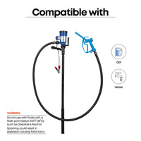 Electric DEF Transfer Pump, DC (9.25 GPM) or AC (10.5 GPM) Powered