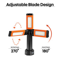 Triple Headed Site Lamp, Warm & Cool, up to 2000 Lumens