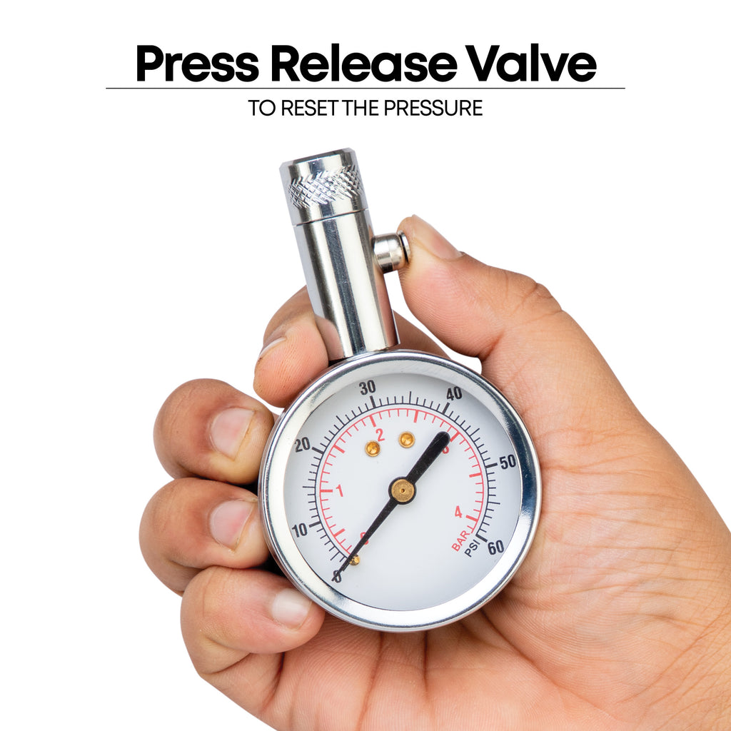 Tire Pressure Gauge, 5 to 60 PSI