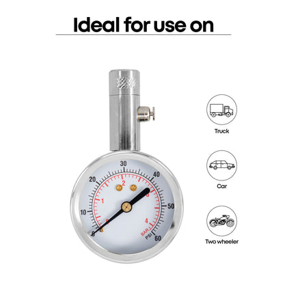 Tire Pressure Gauge, 5 to 60 PSI