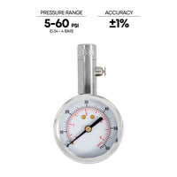 Tire Pressure Gauge, 5 to 60 PSI