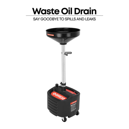 Waste Oil Drain Pan, 8 Gallon Capacity
