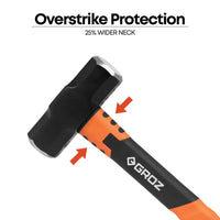 14" Fiberglass Handle Engineer's Hammer, 4 lb.