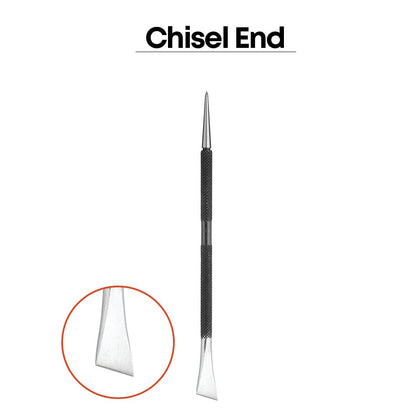 Double Ended Scriber, 6 3/4 inch Steel Body Needle and Chisel Ends