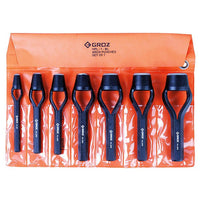 7-Piece Arch Punch Set, Bell Type, 45 ±5 HRC