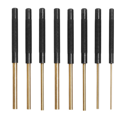 Brass drive pin punch, Set of 8