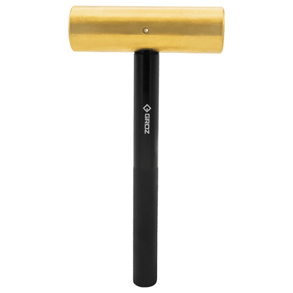 Brass Hammer with Black Oxidized Aluminum Handle, 4 lb.